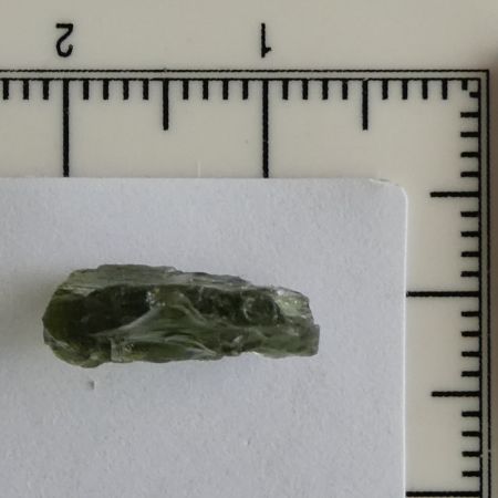 Olivazld Moldavit meteorit becsapdsksr veg 3,1 ct