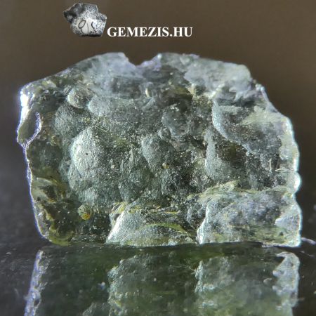 Olivazld Moldavit meteorit becsapdsksr veg 3,1 ct