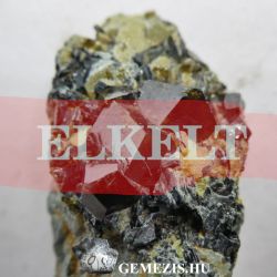  Andradit grntok Klinoklr s Epidot kristlyok mellett 7g