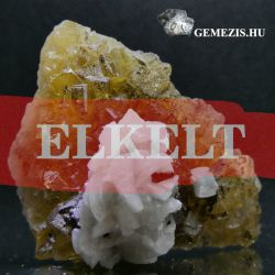  Fluorit svny srga kristlycsoportja Dolomittal 40 gramm